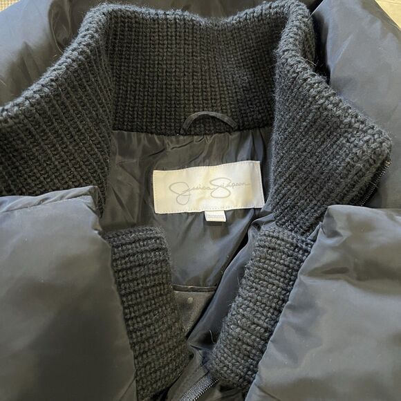 Jessica Simpson Woman’s Sz 2XL Winter Coat Down Quilted Black Water Proof Jacket - Picture 9 of 13